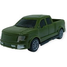 Bayraktar Çek Bırak Arabalar 10 cm - Yeşil Pick-Up