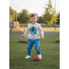 Ruhaay Erkek Çocuk Baskılı Uzun Kollu Alt Üst Takım