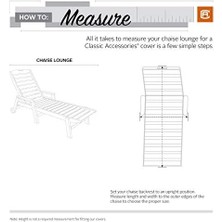 Skygo Suya Dayanıklı 66 Inç Şezlong Örtüsü, Mobilya Kılıfları, Kum