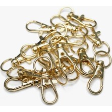 Orhan Çanta 20 Adet 0.8 cm Balık Kanca Light (Gold) - Metal Çanta ve Cüzdan Askı Klipsi