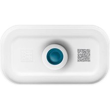 Skygo Fresh & S Vakumlu Saklama Kabı, S, Borosilikat Cam, Akdeniz Mavisi