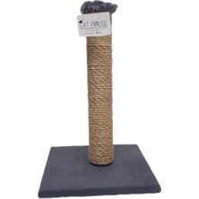 Feyza Design Kedi Tırmalama Gri 42 Cm, Dayanıklı ve Şık Ev Dekorasyonu