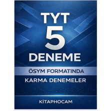 Tyt 5’li Karma Deneme Seti | Ösym Formatında | Mini Deneme + Optik Hediye