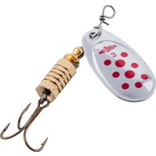 Döner Kaşık - Fishack Glidex - Silver Red - 7g - No:3 - Alabalık/turna/levrek Olta Kaşığı
