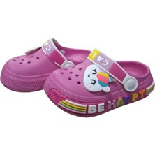 Benitto Kids Calx Kız Bebek-Çocuk Figürlü Kaydırmaz Taban Terlik Sandalet BNT9020
