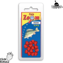 Yüzen Silikon Mısır Yem - Yüzen Sazan Mısırı - Mini - 10 Adet - Çilek Kokulu