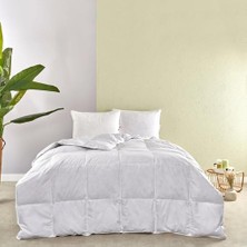 Skygo Kaz Tüyü 195X215 cm Çift Kişilik Yorgan Beyaz