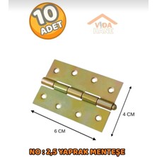 Beşel Vidahane Yaprak Menteşe No:2,5 - 10 Adet