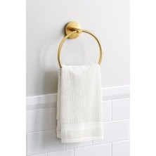 Skygo Yuvarlak Havlu Askılığı, Altın Sarısı