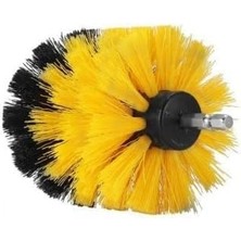 Skygo 3lü Matkap Ucu Banyo Küvet Duşakabin Araba Tekerliği Koltuk Yıkama Temizleme Fırçası Seti, Renkli, Küçük