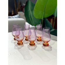 Roykıng Royking Optikli Kahve Yanı Bardak 6'lı Mor-Kahve YV-514