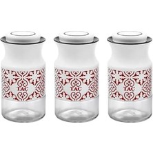 Skygo 3 Prç Baharatlik Küçük Beyaz/kirmizi