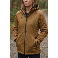 Ghassy Co.kadın Rüzgarlık/yağmurluk Omuz Detaylı Mevsimlik Taş Spor Ceket