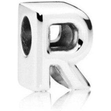 Kumi Bileklik Ve Kolye Için Harf Gümüş Kaplama Charm