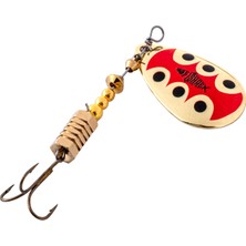 Döner Kaşık - Fishack Glidex - Golden Ladybug - 7g - No:3 - Alabalık/turna/levrek Olta Kaşığı