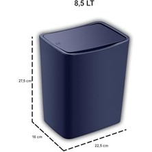 Skygo Çöp Kovası 8,5 Lt Lacivert