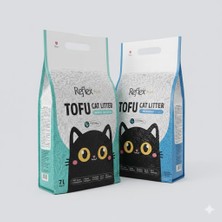 Reflex Tofu Kokusuz ve Marsilya Sabun Kokulu Kedi Kumu 2 Adet 7 Lt