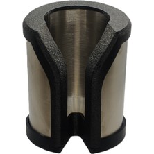 Mottopi Kadeh Ceketi,kadeh Soğutucu Termojelli Donarak Soğutan,tek Kadeh Ehlikeyf,paslanmaz Çelik Gövde-Siyah