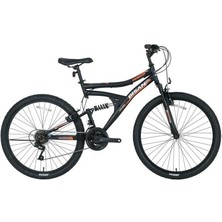 Bisan MTS4300 24 Jant 21 Vites Amortisörlü Dağ Bisikleti 40CM Siyah - Turuncu