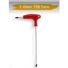 Eltos T10 Torx T Tipi Allen Anahtar TT010 – Uzun Saplı Çelik Tornavida Torx Başlı