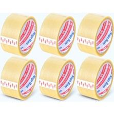 Skygo 45 mm x 40 mt Şeffaf Koli Bandı Hotmelt Red 6 Adet