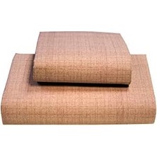 Skygo AT7511 Çift Kişilik Çarşaf Seti, Sütlü Kahve