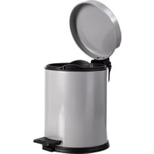 Skygo 3 Litre Pedallı Çöp Kovası Gri