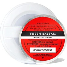 Bath & Body Works Fresh Balsam Araba Kokusu Yedeği
