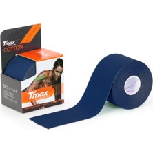 PremiumPort Lacivert Kinesio Ağrı Bandı, 5 M x 5 Cm, Esnek ve Rahat Kullanım