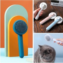 Feyza Design Tüy Toparlayıcı ve Masajlı Pet Fırçası, Temiz ve Parlak Tüyler