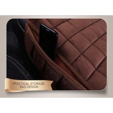 Skygo Tineke Cepli Koltuk Minderi Koltuk Aksesuarları Kahverengi 1 Adet