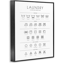 Skygo Stupell Industries Siyah Çerçeveli Duvar Sanatı, Beyaz, 11X14