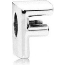 Kumi Bileklik Ve Kolye Için Harf Gümüş Kaplama Charm