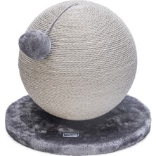 Feyza Design Kedi Tırmalama Küresi Bolly, Gri, 30.5cm, Eğlence ve Egzersiz Için