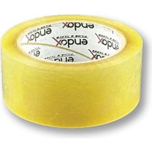 Skygo 45MM x 100 Metre Hotmelt Tutkallı Koli Bandı Şeffaf Koli Bantı Ambalaj Bandı 5 Adet