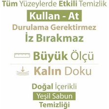 Skygo Doğadan Pratik Temizlik Yer Havlusu Yeşil Sabun 50 Yaprak