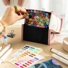 Skygo 48'li Çift Uçlu Alkol Bazlı Marker Kalem Seti – + Chisel