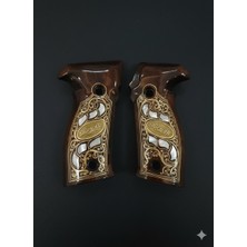 Sözler Savunma Sig Sauer P226 Işlemeli Ahşap Kabze