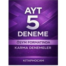 Ayt 5’li Karma Deneme Seti | Ösym Formatında | Mini Deneme + Optik Hediye