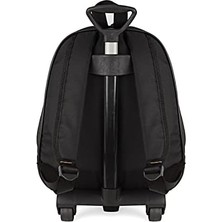 Skygo Anaokulu Çocuk Çekçekli Valiz Sırt Çantası Çekçekli Erkek Çocuk Süper Kahraman Çizgi Film Karakter Abs Ön Yüzey 5d Boyutlu Siyah Mavi