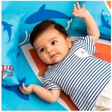 Skygo Küçük Denizcilere Hediye Bebek Fotoğraf Battaniyesi Seti Aylık Çekim Battaniye