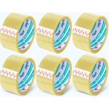 Skygo 45 mm x 40 mt Şeffaf Koli Bandı Akrilik 6 Adet