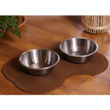 Feyza Design Yumuşak ve Rahat Köpek Kedi Mama Matı, Hijyenik Kullanım Için Ideal