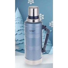 Skygo Gint Termos Stainless Steel 24 Saat 12 Saat Soğuk 2.2 Litre Özel Renk Mavi