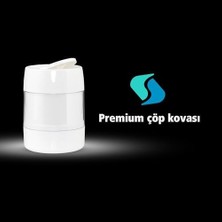 Skygo Premium Çöp Kovası-Beyaz
