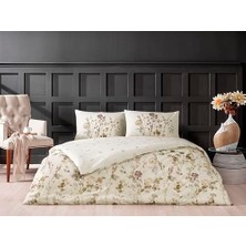 Skygo Nina Düz Pamuk Nevresim Takımı, Bej, Tek Kişilik