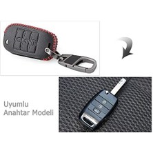 Skygo Deri Anahtar Kılıfı (Kia Ceed, Cerato, Sorento, Sportage ile Uyumlu)