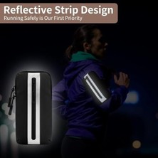 Skygo Premium Koşu Kol Çantası, Nefes Alabilir Kumaş, Ayarlanabilir Kol Bandı, Büyük Ekran Telefonlar Için Geniş Cep, Koşu ve Fitness Aktivitelerinde Konforlu Kullanım