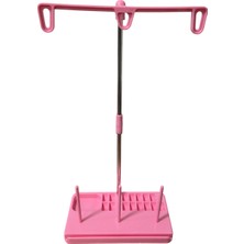 Moonstar Ev Tipi Dikiş Makinesi Pembe Plastik Çardak Seti (Metal Borulu) / TS-500