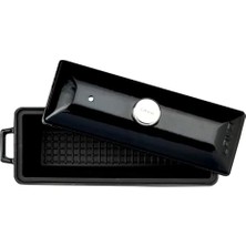 Skygo Döküm Ekmek Kabı/terrine, 11X29 Cm, Siyah